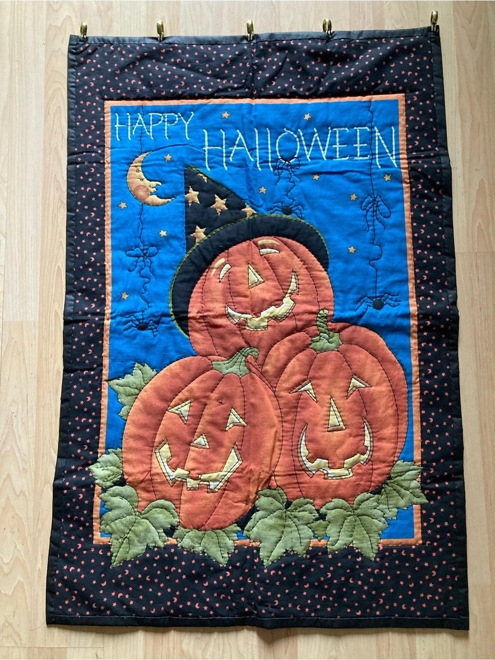 Jack O'Lantern Door Wall Window Halloween Panel 28” x 42”